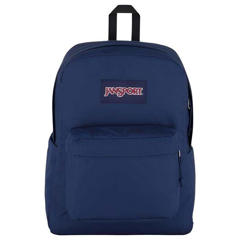 JanSport Casual Polyester Backpack Unisex Navy Blue