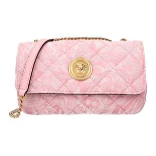 VERSACE Fabric Crossbody Bag, Shoulder Bag Women's Pink