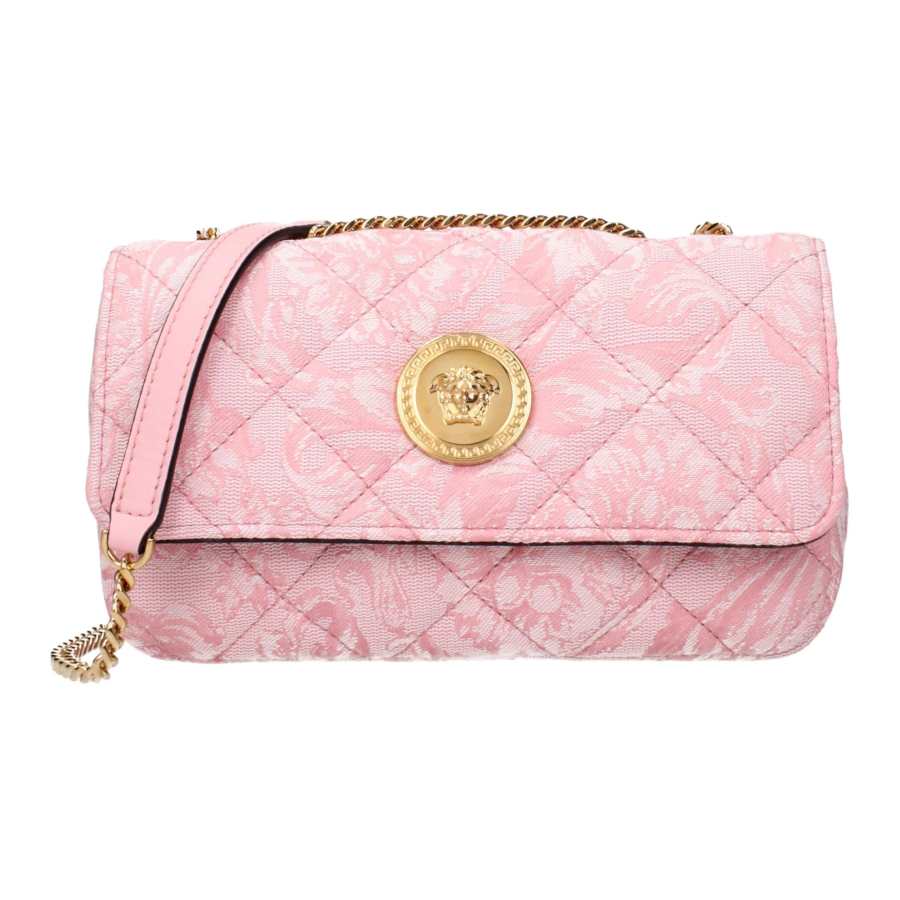 VERSACE VERSACE Fabric Crossbody Bag, Shoulder Bag Women's Pink