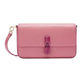 Furla Textured Leather Crossbody Bags Small Women's Light Pink