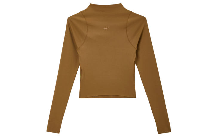 Nike Nike Zenvy Regular T Shirt Women's Light British Umber/White