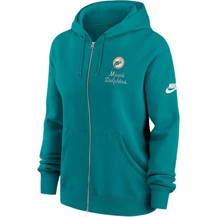 Nike Nike Miami Dolphins Phoenix Rewind Women's Nike Nfl Full-Zip Hoodie