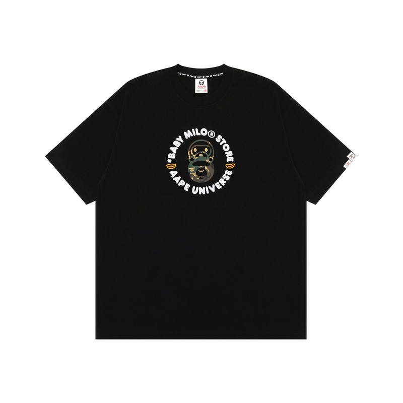 Aape T Shirts Men's Crew Neck Moderate Straight Fit