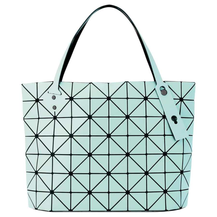 ISSEY MIYAKE Rock Artificial Leather Shoulder Bag, Handbag Women's Mint Green