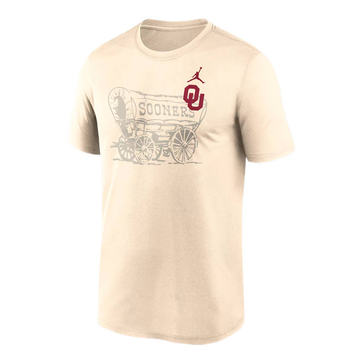 Jordan Jordan Oklahoma Campus Legend Shadow Logo Men's Nike Dri FIT College T Shirt