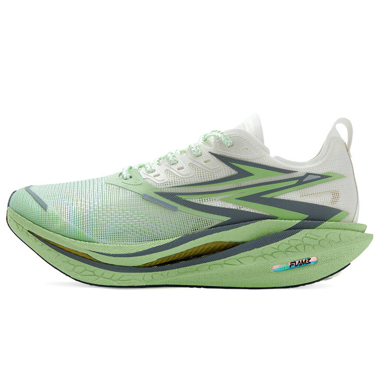 361° Flame 4.5 Low top Carbon Plate Casual Marathon Racing Running Shoes Unisex Fig Green