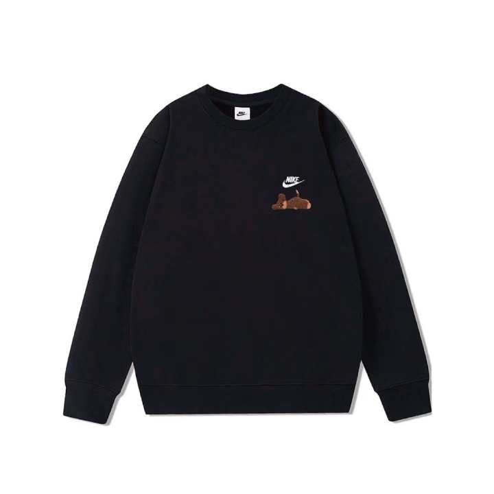 Nike Nike Sweatshirts Unisex Black Crew Neck Moderate Regular