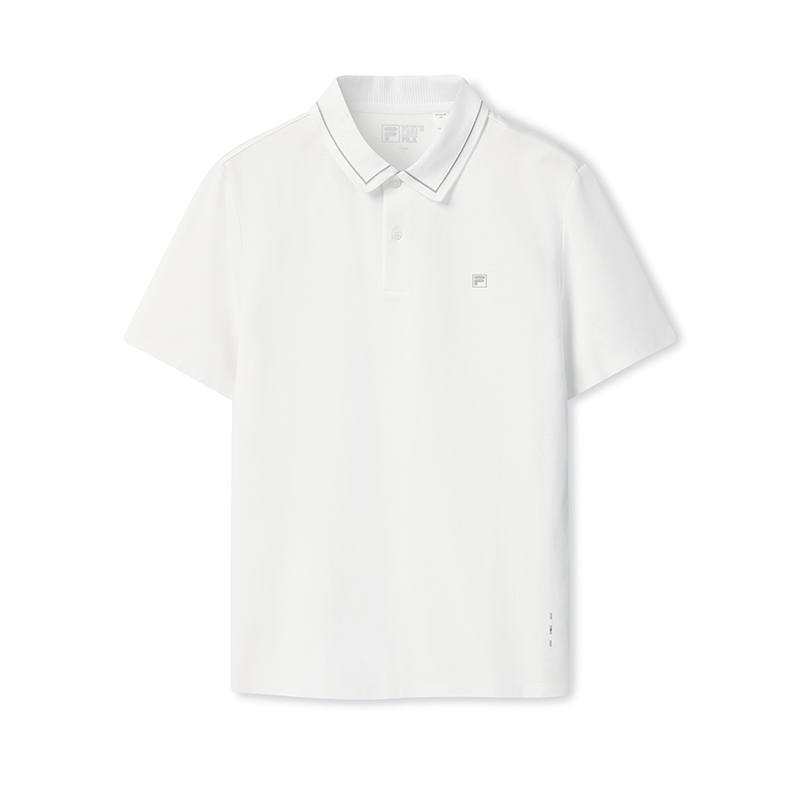 FILA WHITE Polo Shirt Men's Standard White