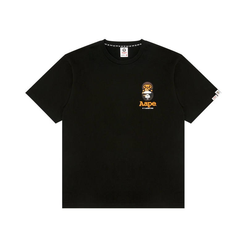 Aape T Shirts Men's Crew Neck Moderate Straight Fit