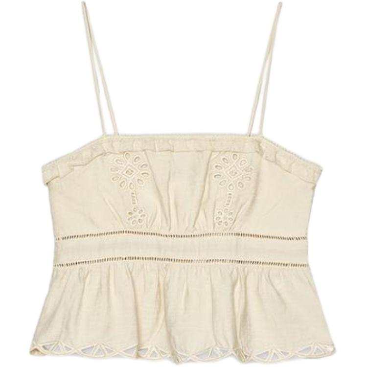ZARA Camisoles Women's White Moderate