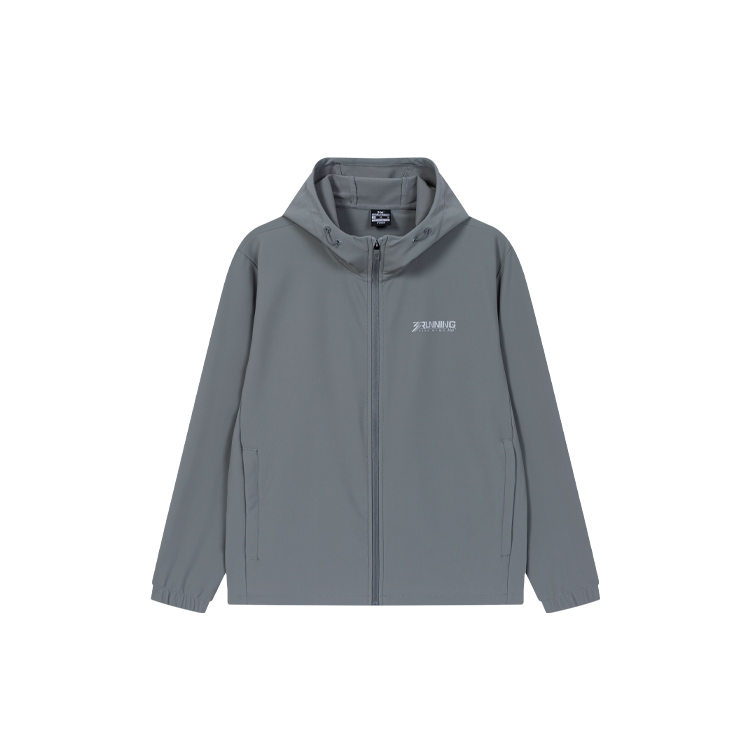 361° Trench Coats Men's Star Gray Hooded Moderate Other