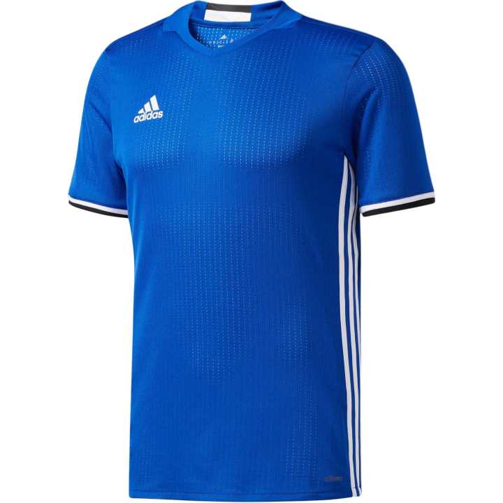 Adidas Adidas T Shirts Men's Cobalt Blue/White V Neck Moderate