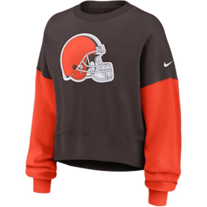 Nike Nike Cleveland Browns Women's Nike Nfl Pullover Crew