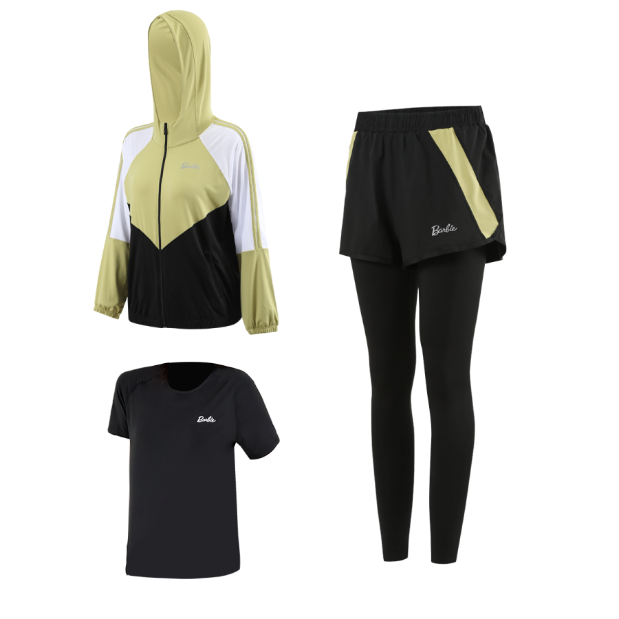 Barbie Fitness Sets Women's Hooded Thin