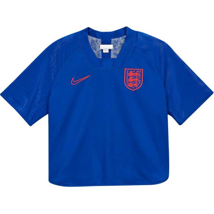 Nike Nike T Shirts Women's Blue V Neck Moderate