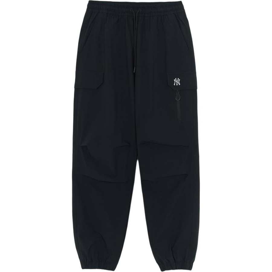MLB MLB Knitted Sweatpants Men's Black Moderate Cuffed Pants