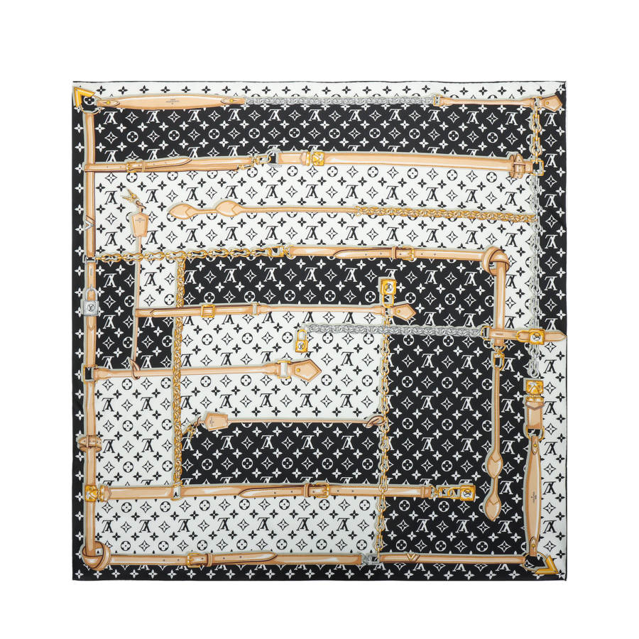 LOUIS VUITTON Louis Vuitton 2021 monogram silk scarf