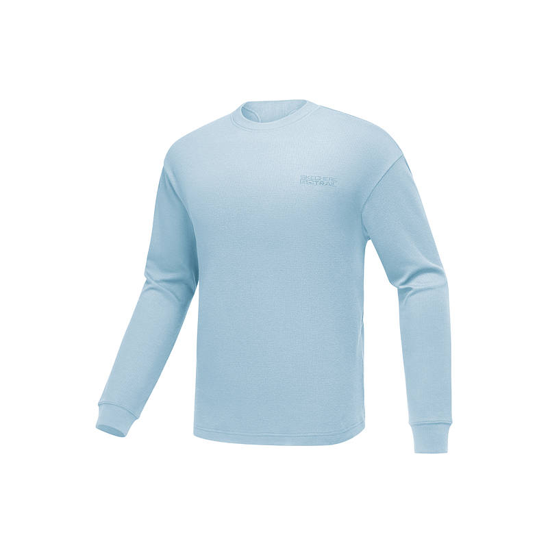 Skechers T Shirts Men's Dusty Blue 00FE Crew Neck Moderate Straight Fit