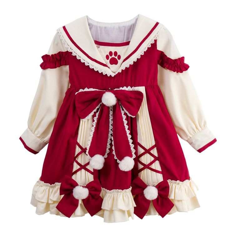 PROTECTCAMEL PROTECTCAMEL Pre School Dresses Lapel Moderate