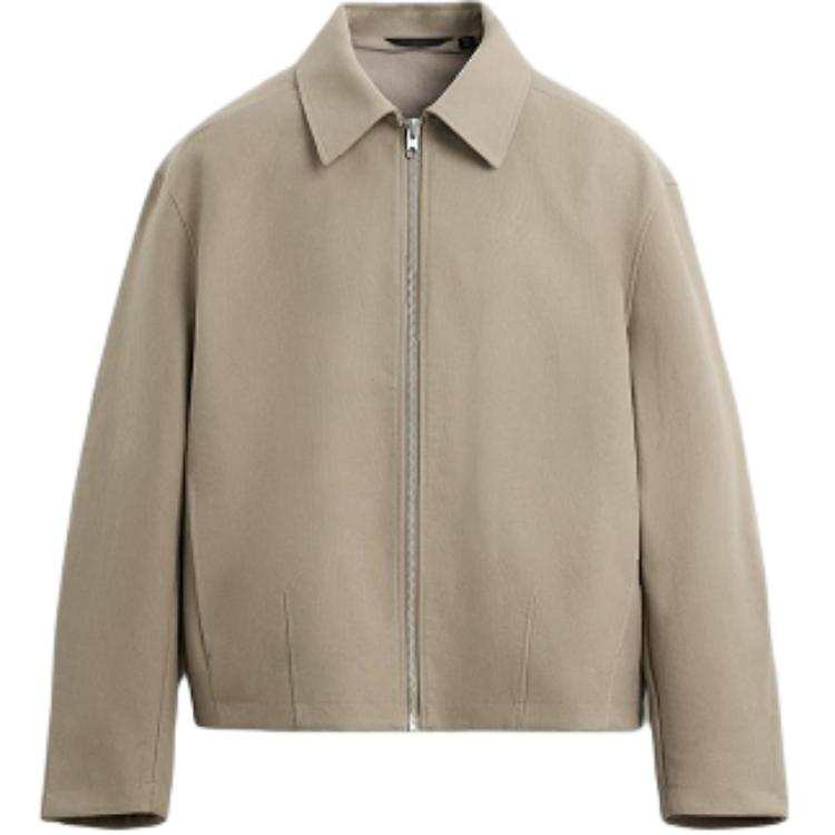 ZARA ZARA Jackets Men's Light Umber Lapel Moderate Other