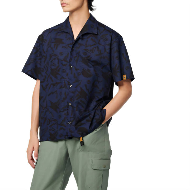 Timberland Timberland Shirts Men's Blue Lapel Moderate