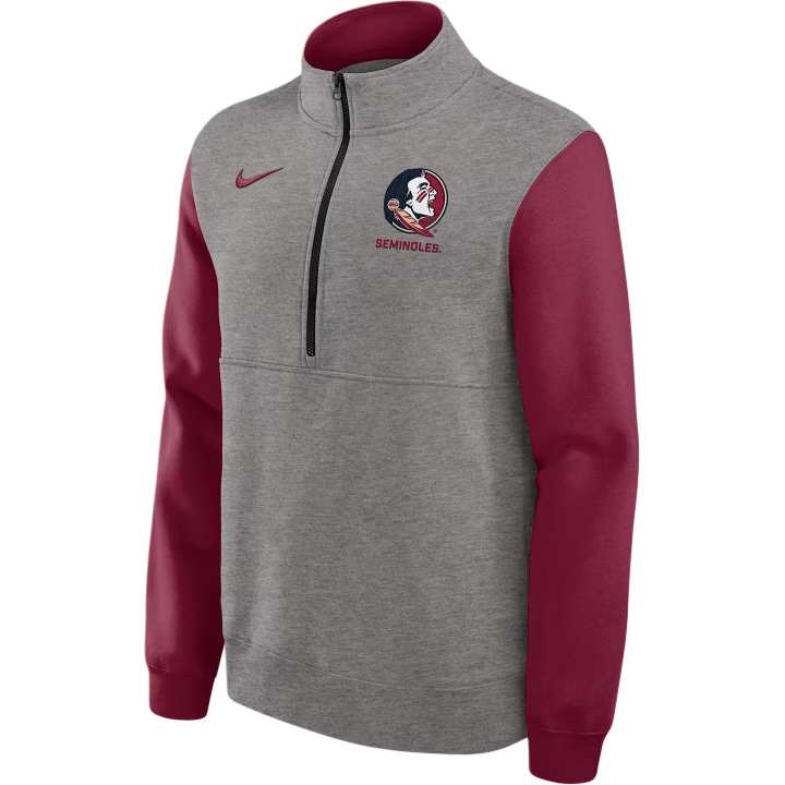 Nike Nike Florida State Club Men's Nike College 1/2-Zip Crew