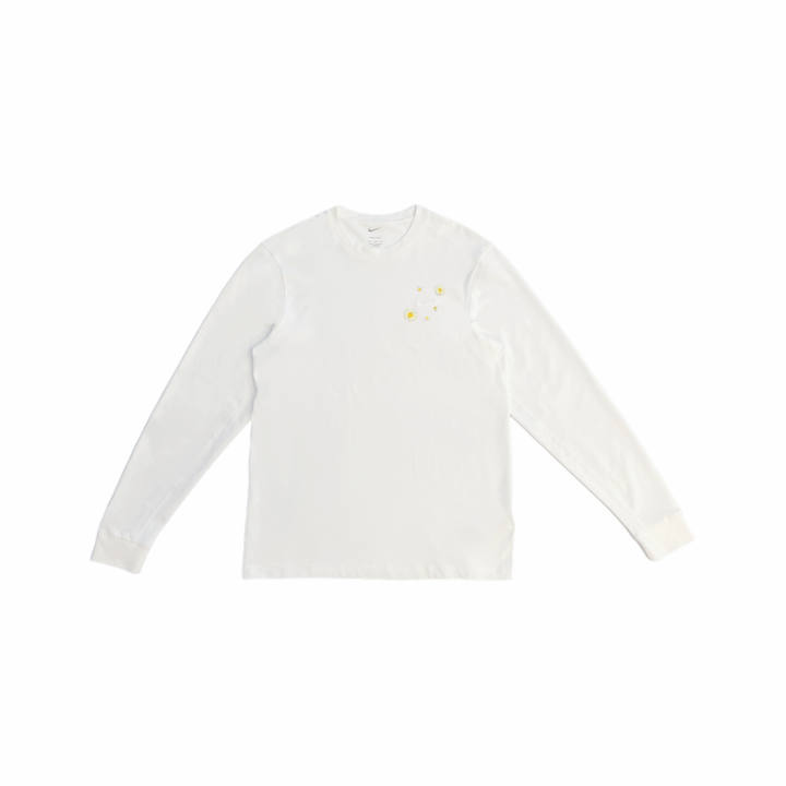 Nike Nike Dri Fit T Shirts Unisex White Crew Neck Moderate Straight Fit