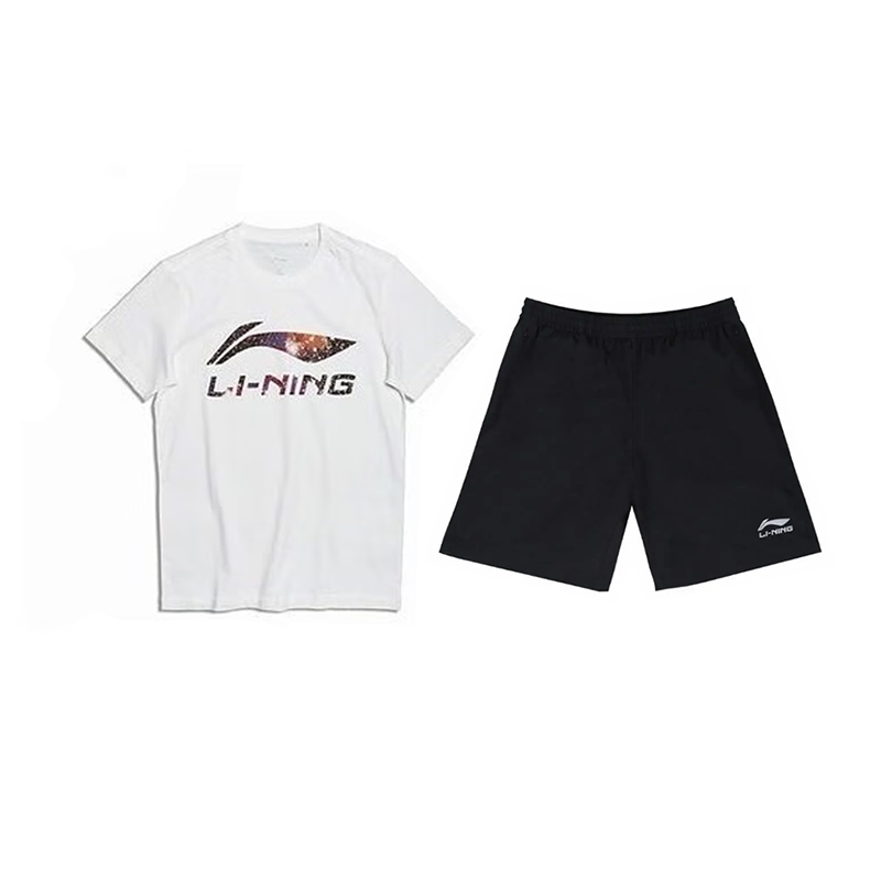 Li-Ning Li Ning Casual Sportswear Unisex White+Black