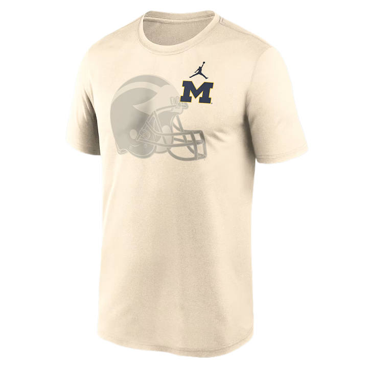 Jordan Jordan Michigan Campus Legend Shadow Logo Men's Nike Dri-FIT College T-Shirt