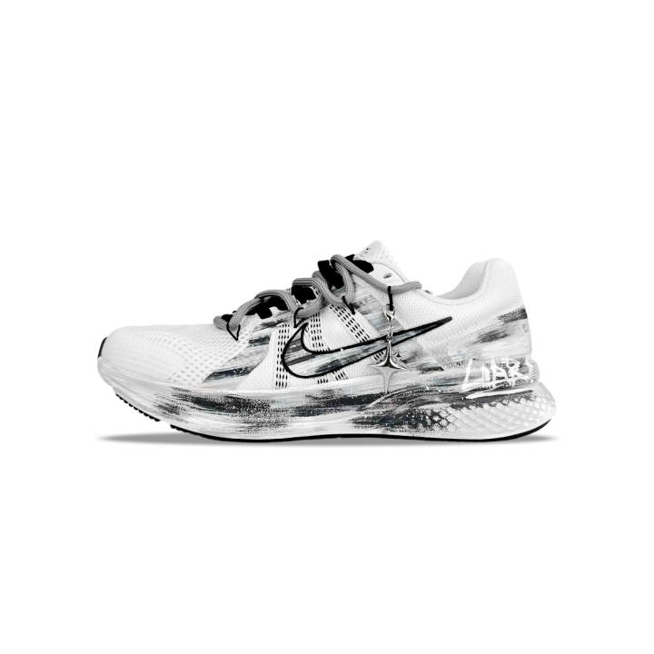 Nike Nike Run Swift 2 Abrasion Resistant Breathable Abrasion Resistant Breathable Low top Running Shoes Men's Black White
