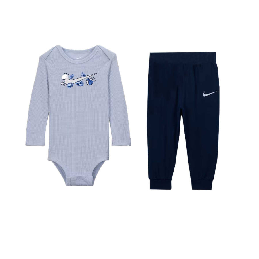 Nike Nike Casual Sportswear FW25 Play For All 2 Piece Set Marine Blue Infant And Toddler