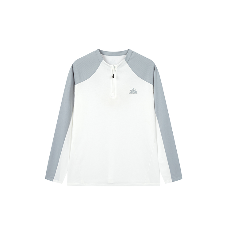 361° T Shirts Women's Feather White Half Turtleneck Moderate Straight Fit