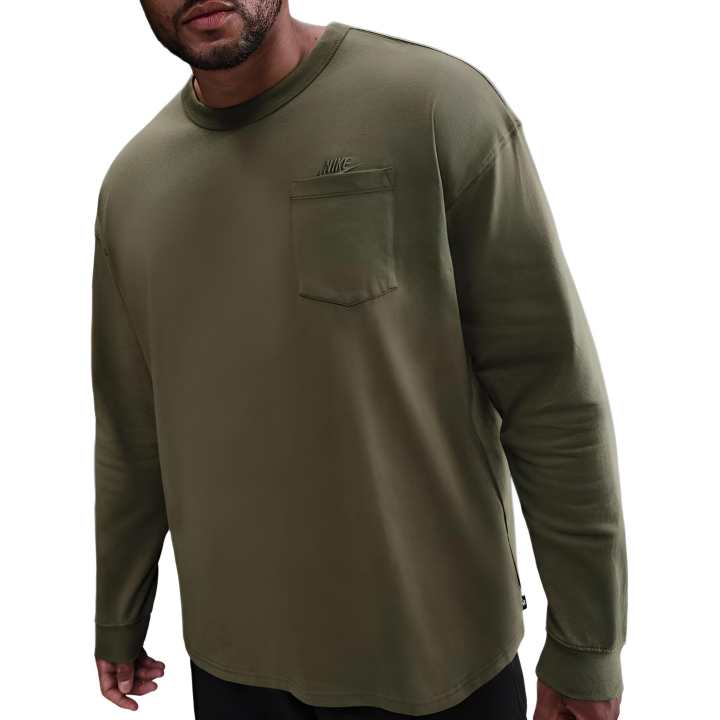 Nike Nike Sportswear T Shirts Men's Medium Olive Crew Neck Moderate