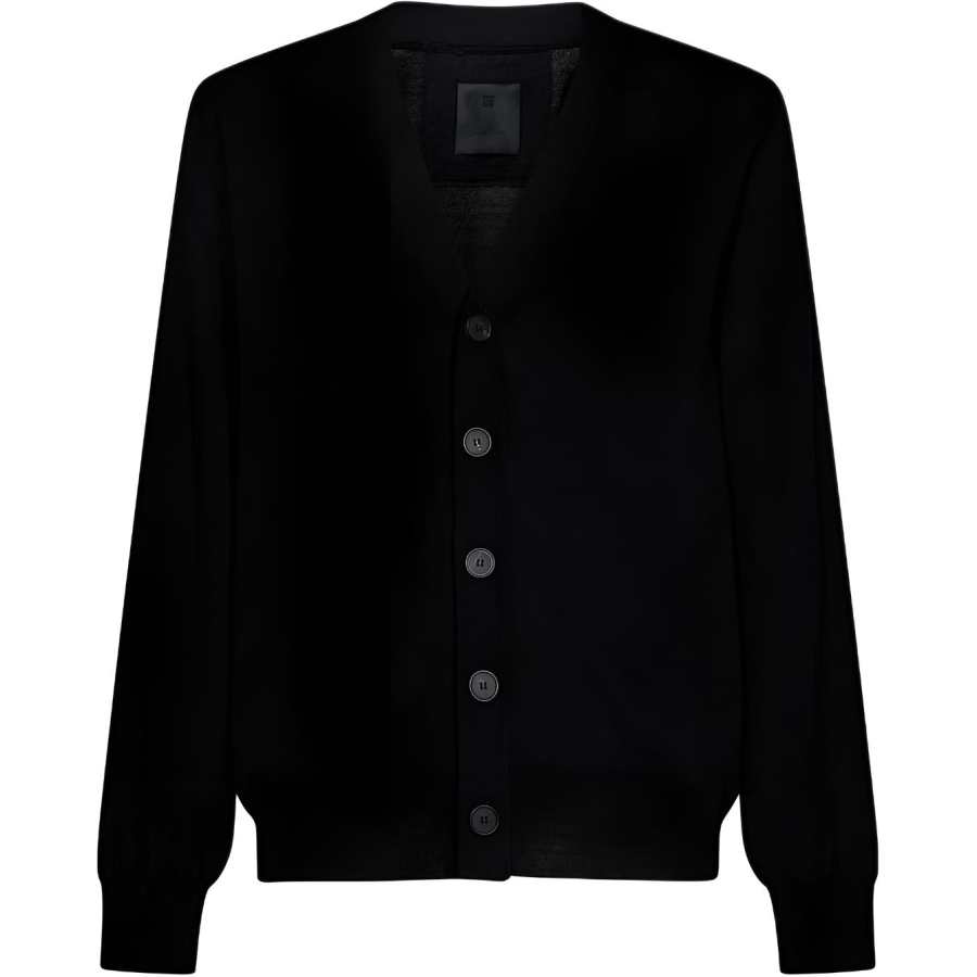 Givenchy Givenchy Logo Intarsia-Knit Cardigan