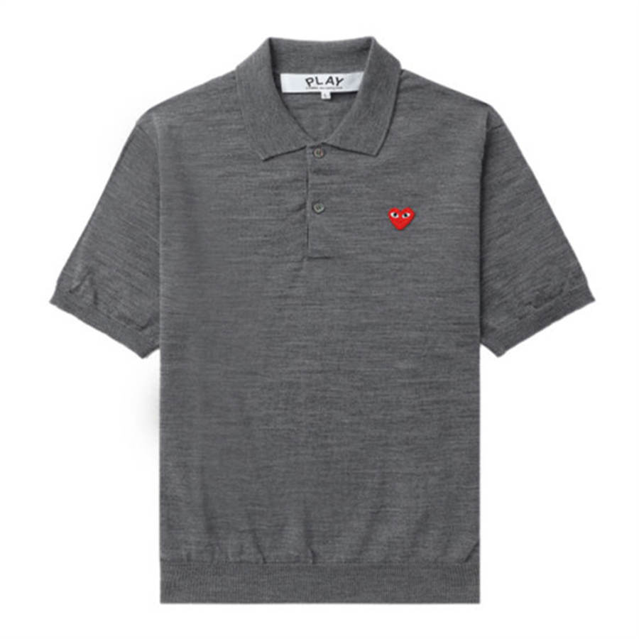 CDG Play CDG Play Sweater Unisex Medium Gray
