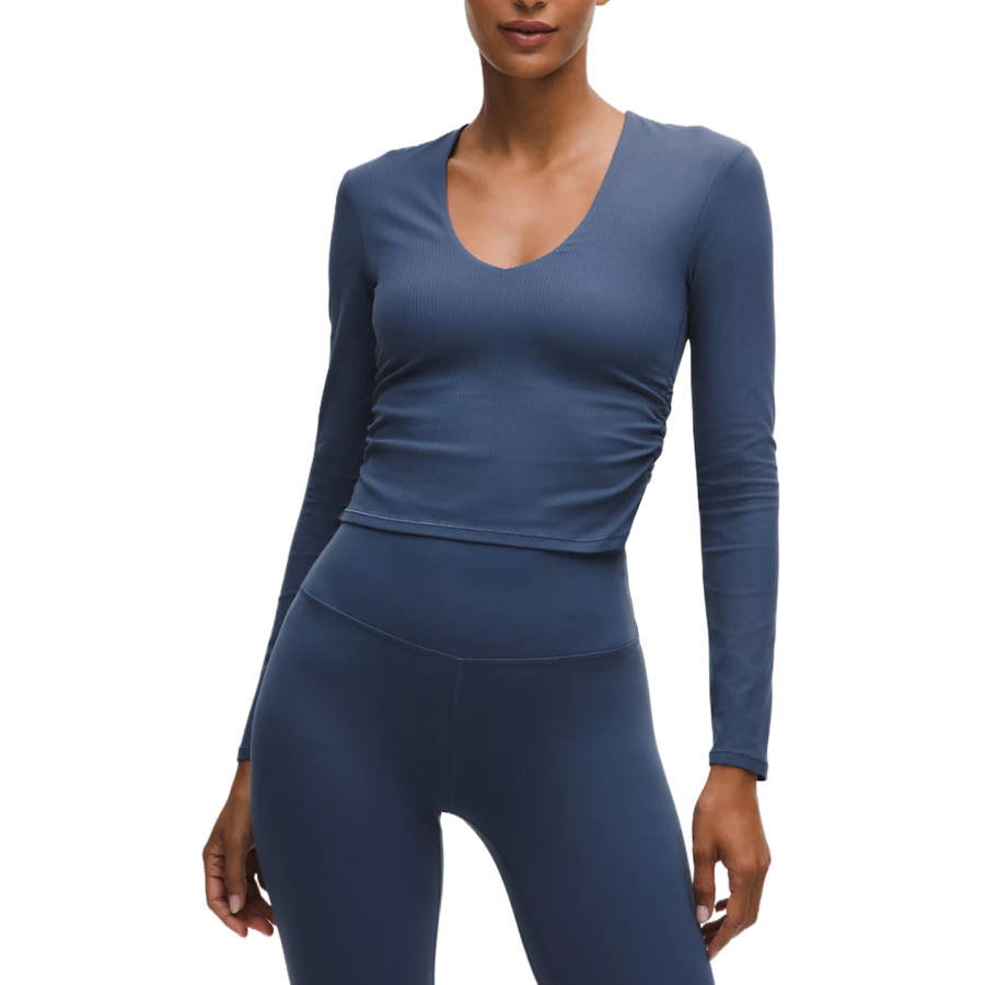 Lululemon Yoga T Shirts Women's V Neck Moderate