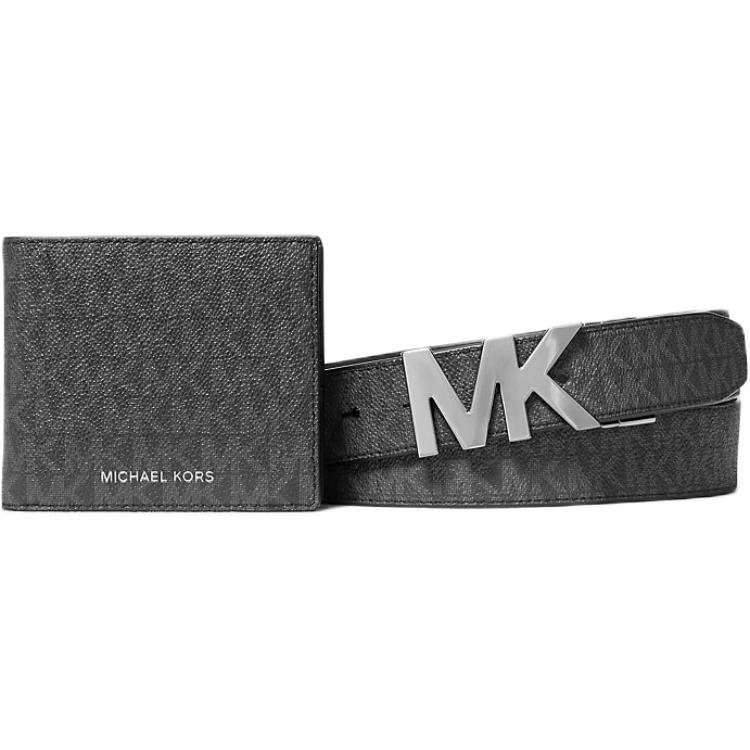 MICHAEL KORS MICHAEL KORS Coated Canvas Combo Set Men's Black