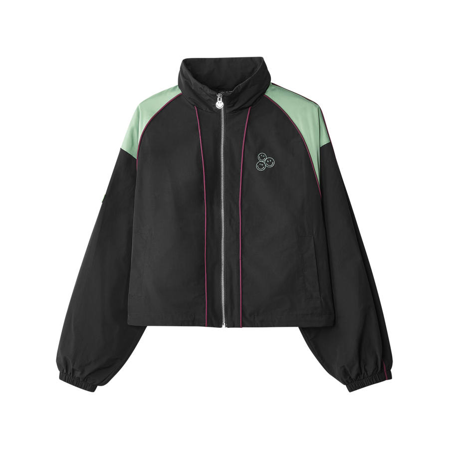 Skechers x SMILEYWORLD Jackets & Coats Women's Carbon Black