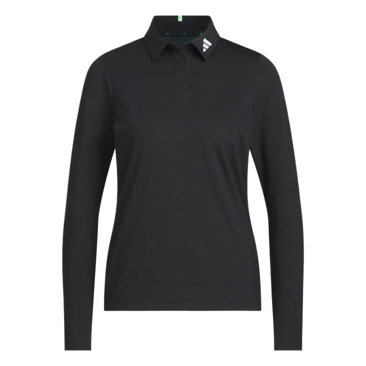 Adidas Adidas Jacquard Long Sleeved Golf Clothing Women's