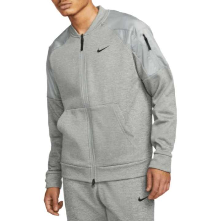 Nike Nike Clothing Jackets Men's Gray Baseball Collar Moderate Pilot