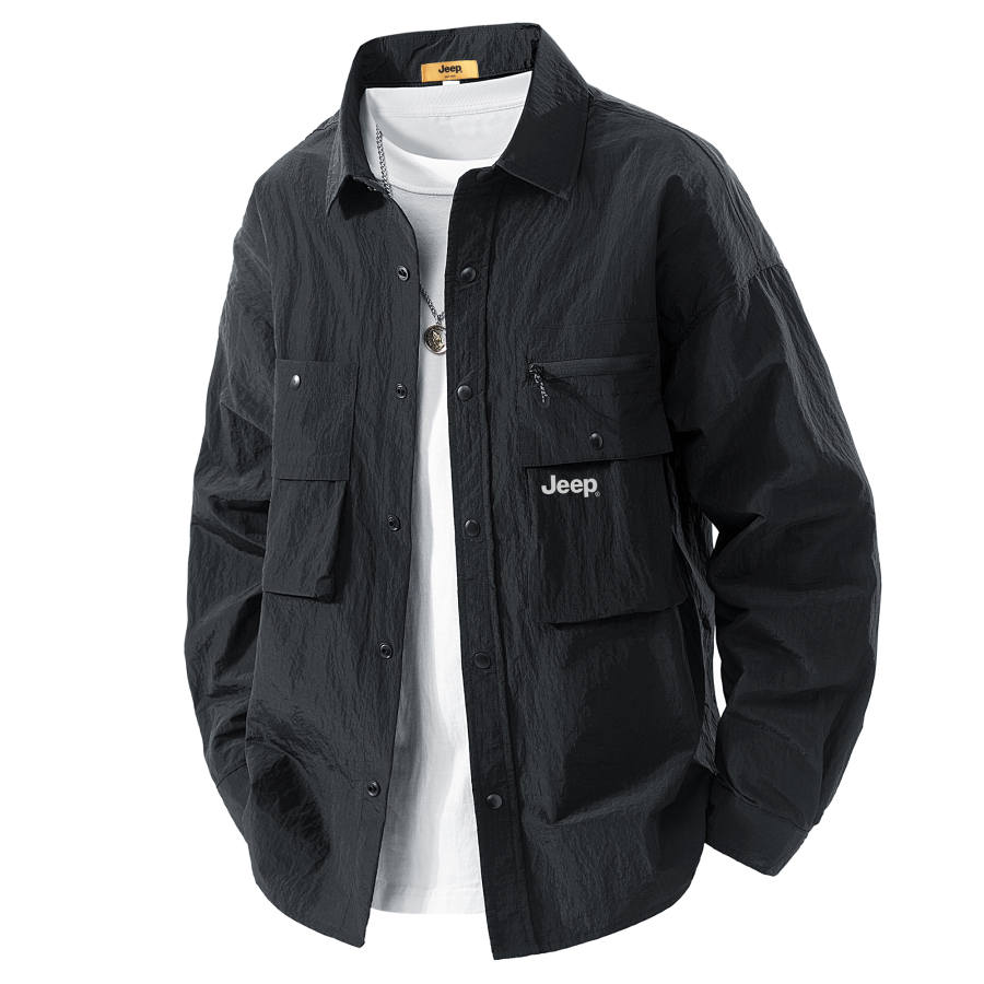 Jeep Jeep Shirts Men's Lapel Moderate Other