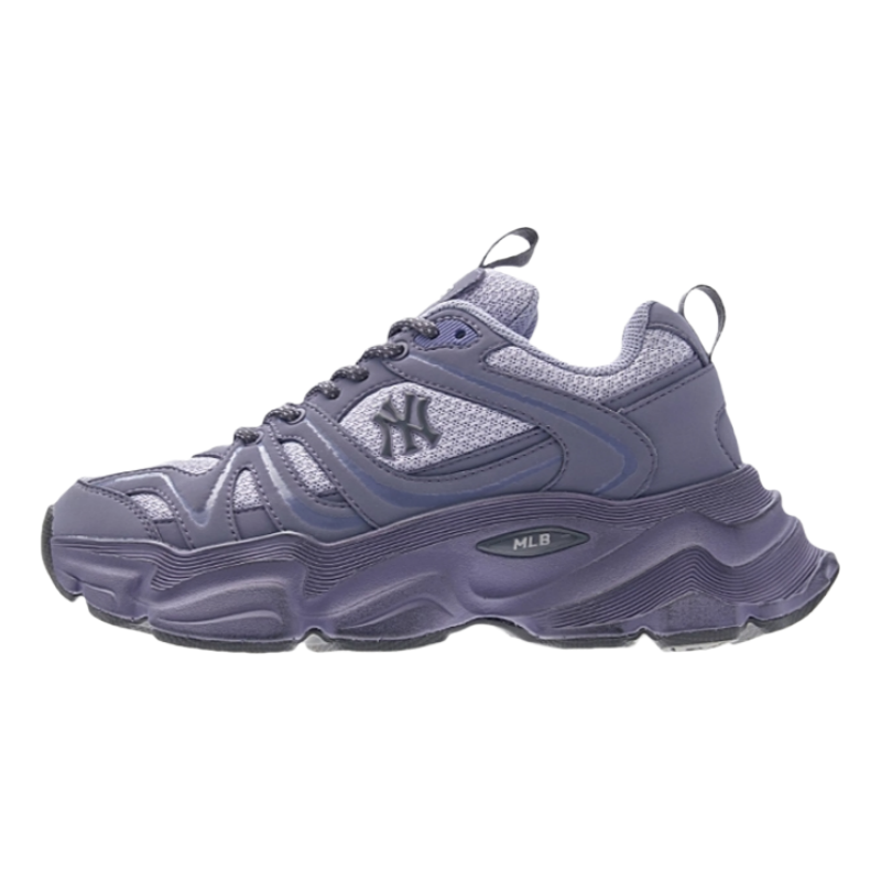 MLB New York Yankees Breathable Height Increasing Low top Chunky Sneakers Unisex Purple