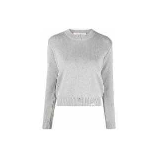 Golden Goose Deluxe Brand Distressed Logo Patch Jumper