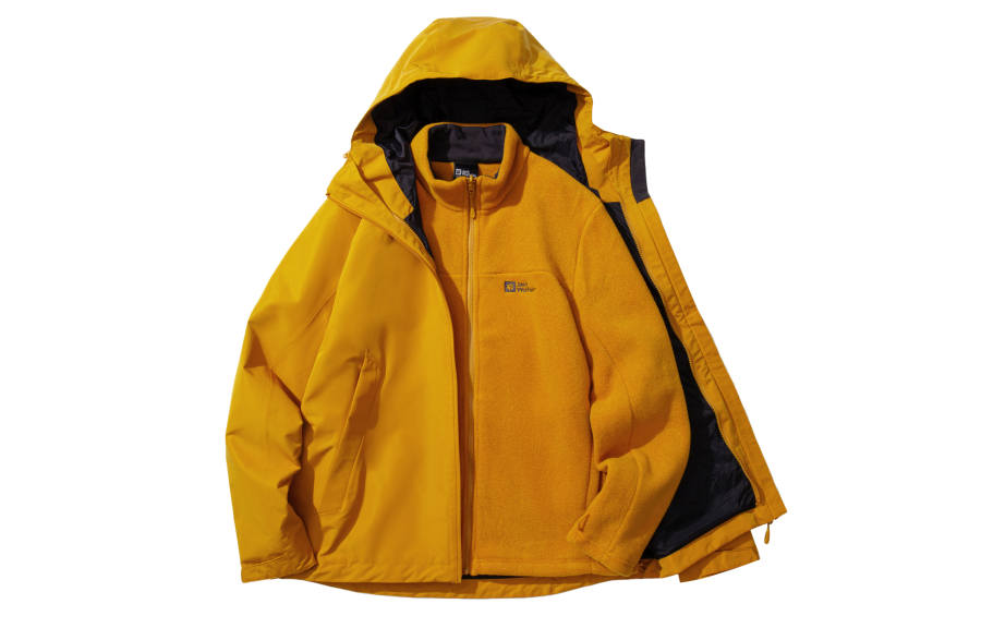 Jack Wolfskin Waterproof And Windproof Windbreaker Jacket Men's