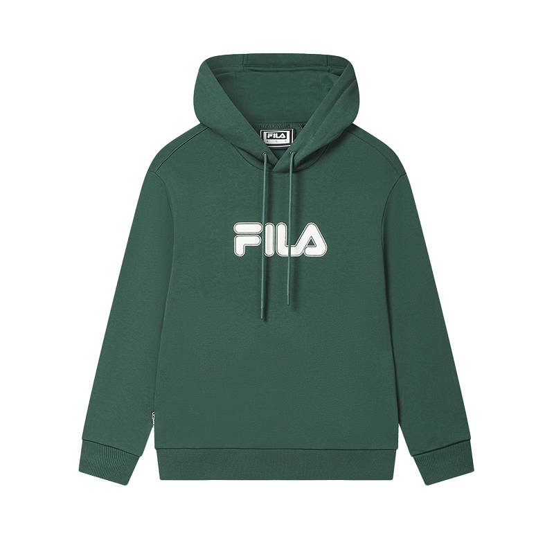 FILA ORIGINALE Fashion Individual Trendy Loose Fit Thermal Fleece Lined Comfortable Hooded Sweatshirt Unisex