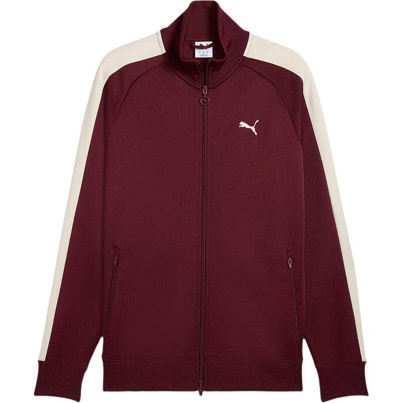 PUMA T7 Jackets Men's Red Stand Collar Moderate Other