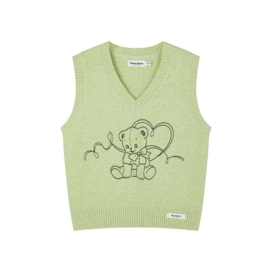 Teenie Weenie Knitwear Women's V Neck Moderate Other