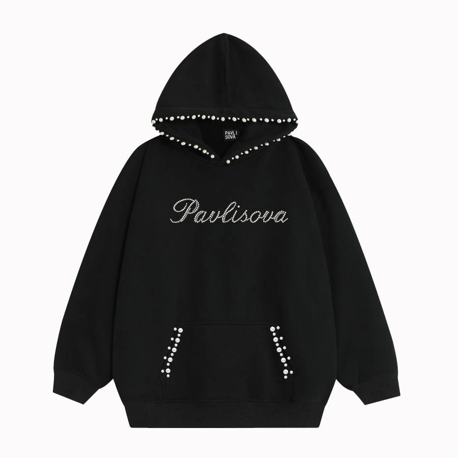 PAVLISOVA Sweatshirts Unisex Hooded Moderate Regular