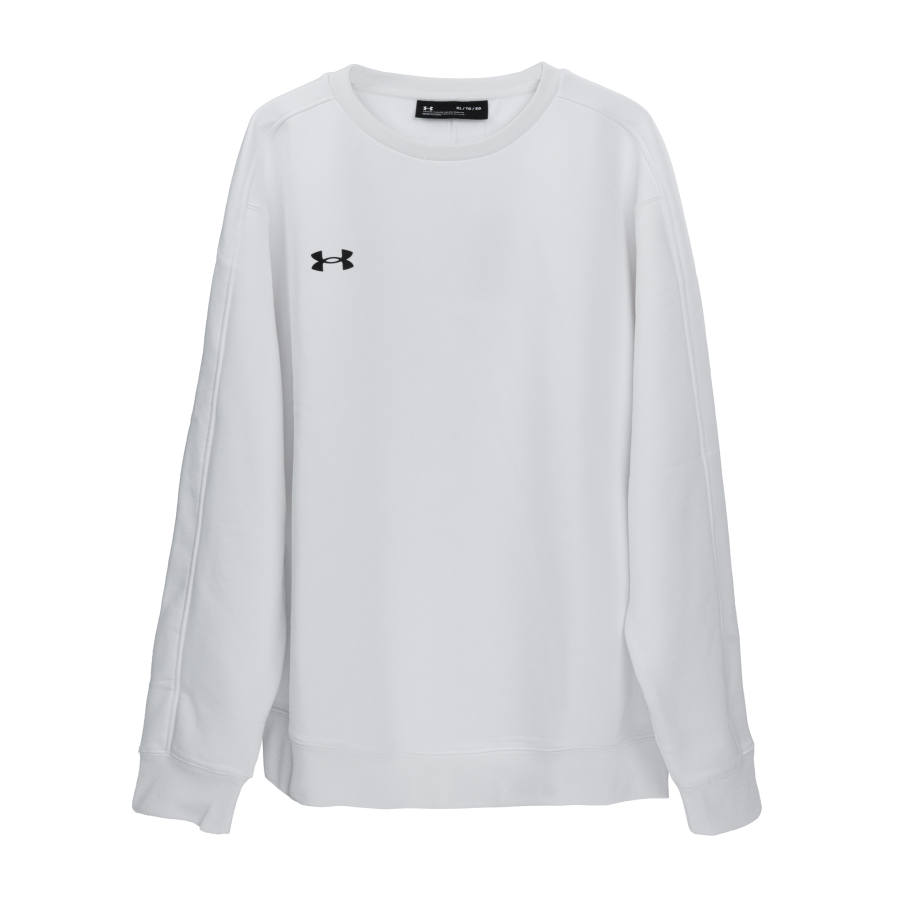 Under Armour Sweatshirts Men's White Crew Neck Moderate Regular