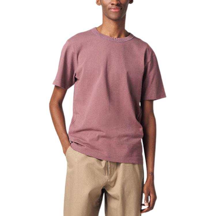 UNIQLO T Shirts Unisex Fuchsia Crew Neck